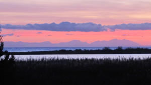 Acquatina, mare, monti, nuvole