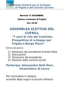 ASSEMBLEA ELETTIVA MARTEDI’ 17.12.19