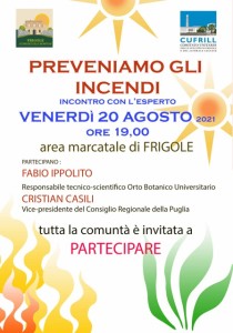 PREVENIAMO GLI INCENDI