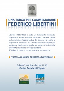 COMMEMORAZIONE DI FEDERICO LIBERTINI